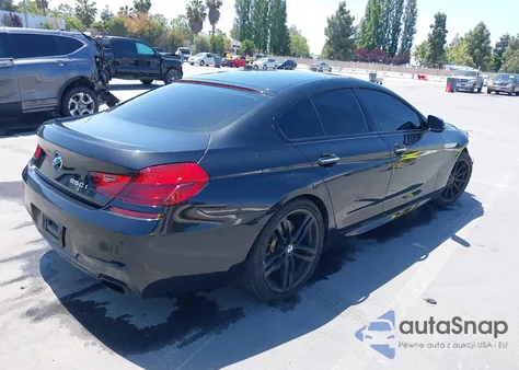 2016 BMW 650I Gran Coupe z USA, uszkodzony, nr VIN WBA6D4C52GD977458